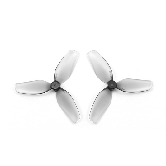 HQ Ultralight Whoop Prop 1.4x0.9x3 (35mm) grey 3-blade propellers, pair shown