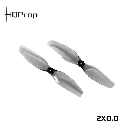 HQProp Ultralight Whoop Propeller with HQProp logo and 2x0.8 size marking on image