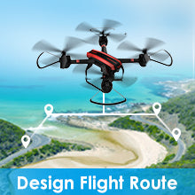 SANROCK X105W Drone, no more lost by press the button of the return home function