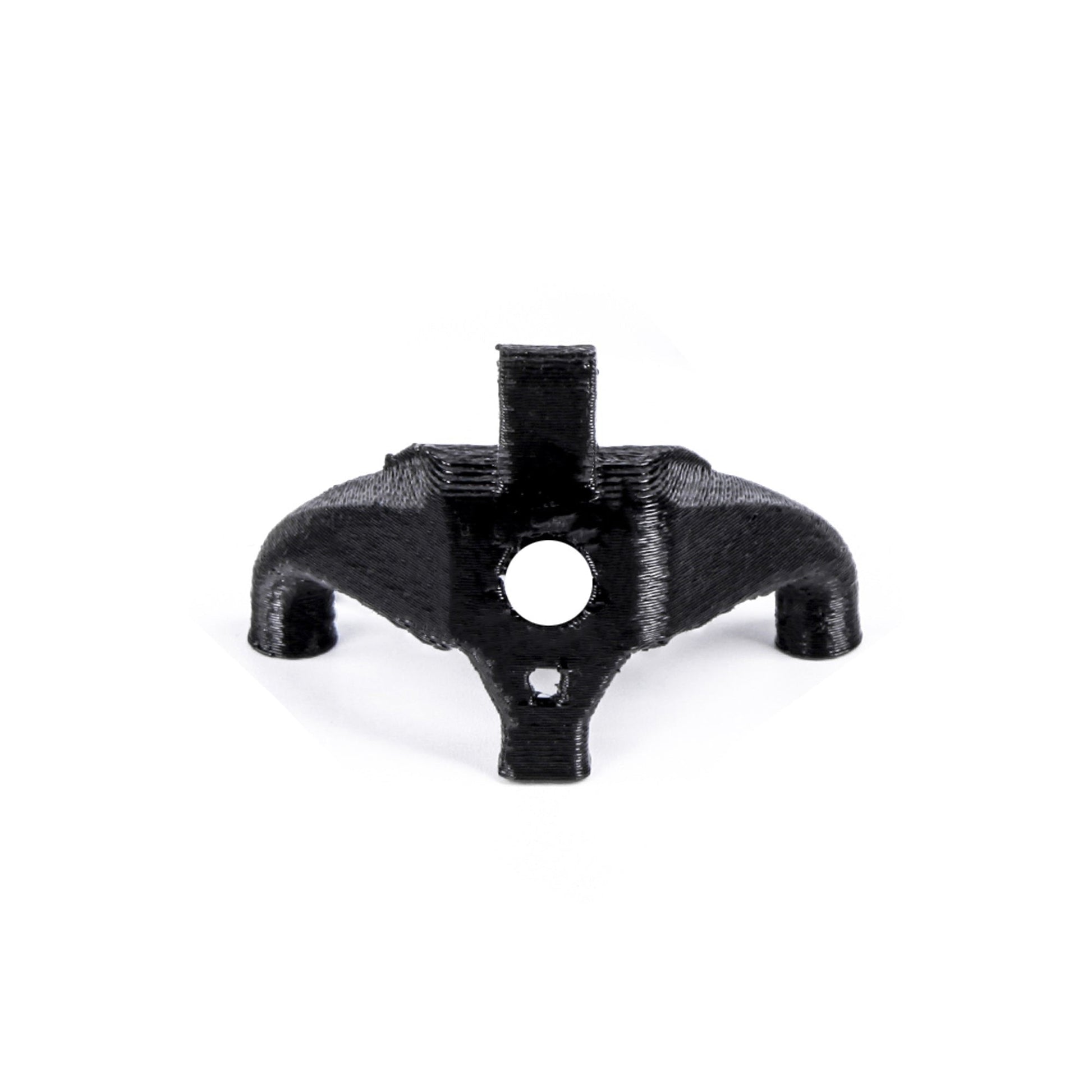 Black TPU canopy mount for Flywoo Firefly 2S Nano Baby 20, with raised camera post and center cutout