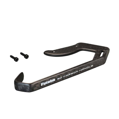 Futaba UBT3334 3D carbon fiber handle for T10PX transmitter with mounting screws
