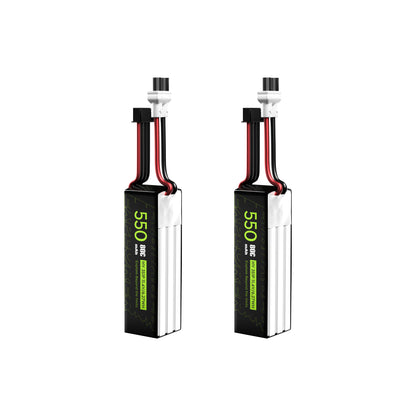 2 ADET Flywoo Explorer 550mAh LiHV 3S 80C Pil (Flywoo XT30UP)