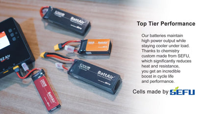 ISDT BattAir 3S 5200mAh 80C Smart LiPo Battery, ISDT BattAir Smart Battery for RC Car, 2S 5200mAh 80C for RC Plane (2 Pack) ISDT