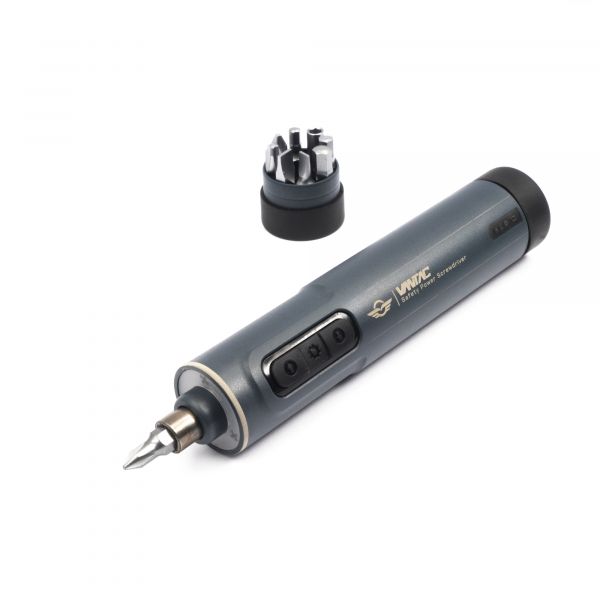FrSky VANTAC electric power screwdriver kit, 3.7V rechargeable driver with bit holder cap