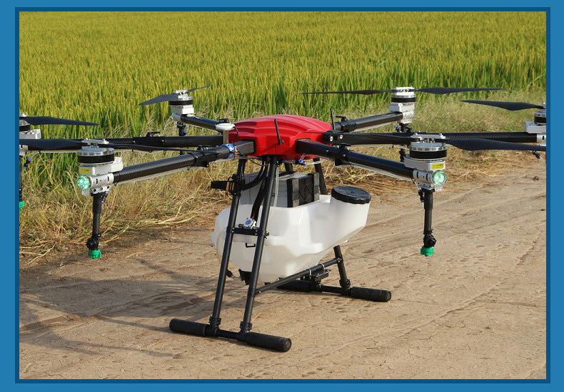 Y10 6-Axis Agriculture Spraying Drone 22 KG 22L 20Kg 22Minutes Drone for farming sprayer 9 YJ Tech 16 liters agricultural drone for farming sprayer Power: 22000mAh