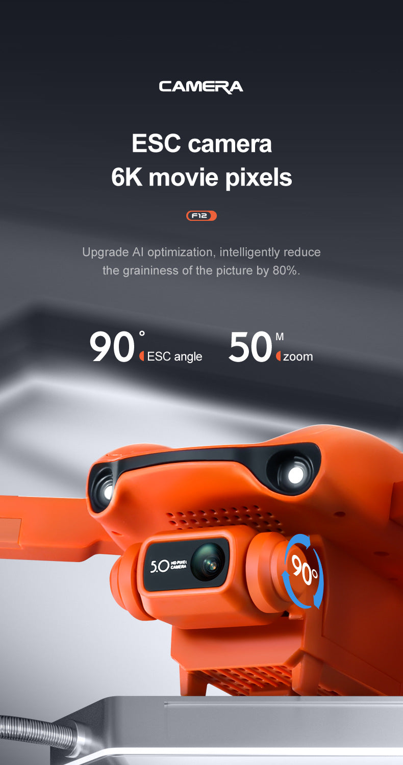 F12 Drone 6k HD ESC Camera quadcopter 5G long endurance brushless motor rc aircraft 7 F12 Drone, camera esc camera 6k movie pixels f1z upgrade al