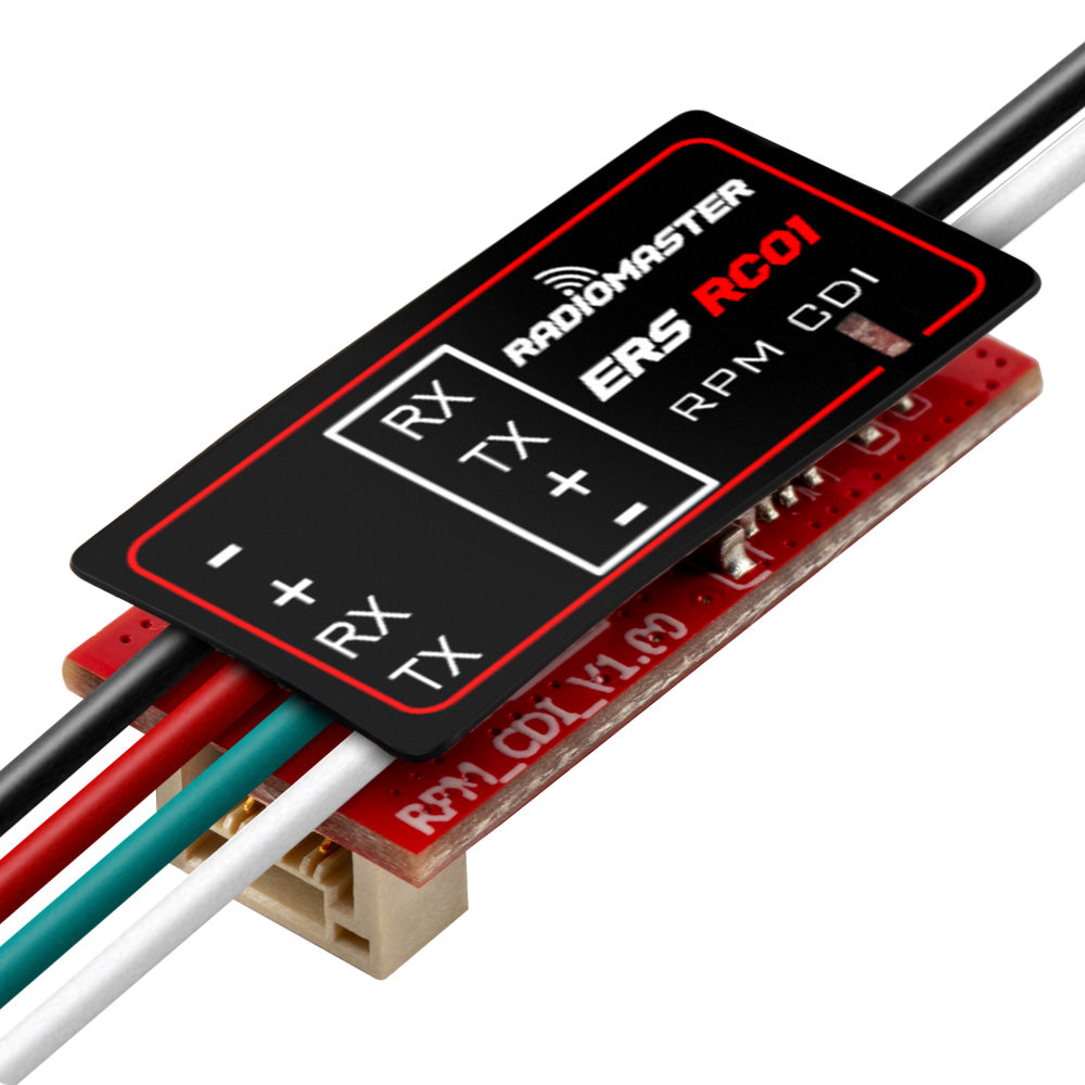 ERS-RC01 - CDI Gas Engine Tachometer for Compatible ExpressLRS PWM Receivers 