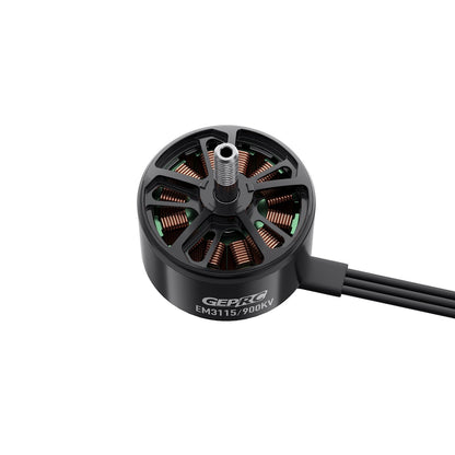 GEPRC EM3115 900KV Long-Range Brushless Motor for 8–10 inch FPV Drones, 6S, 1620W, 5 mm Shaft