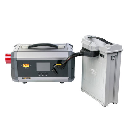 TATTU TA7200PRO Dual Channel Smart Charger, TATTU TA7200PRO dual-channel smart battery charger with LCD control panel and external power module