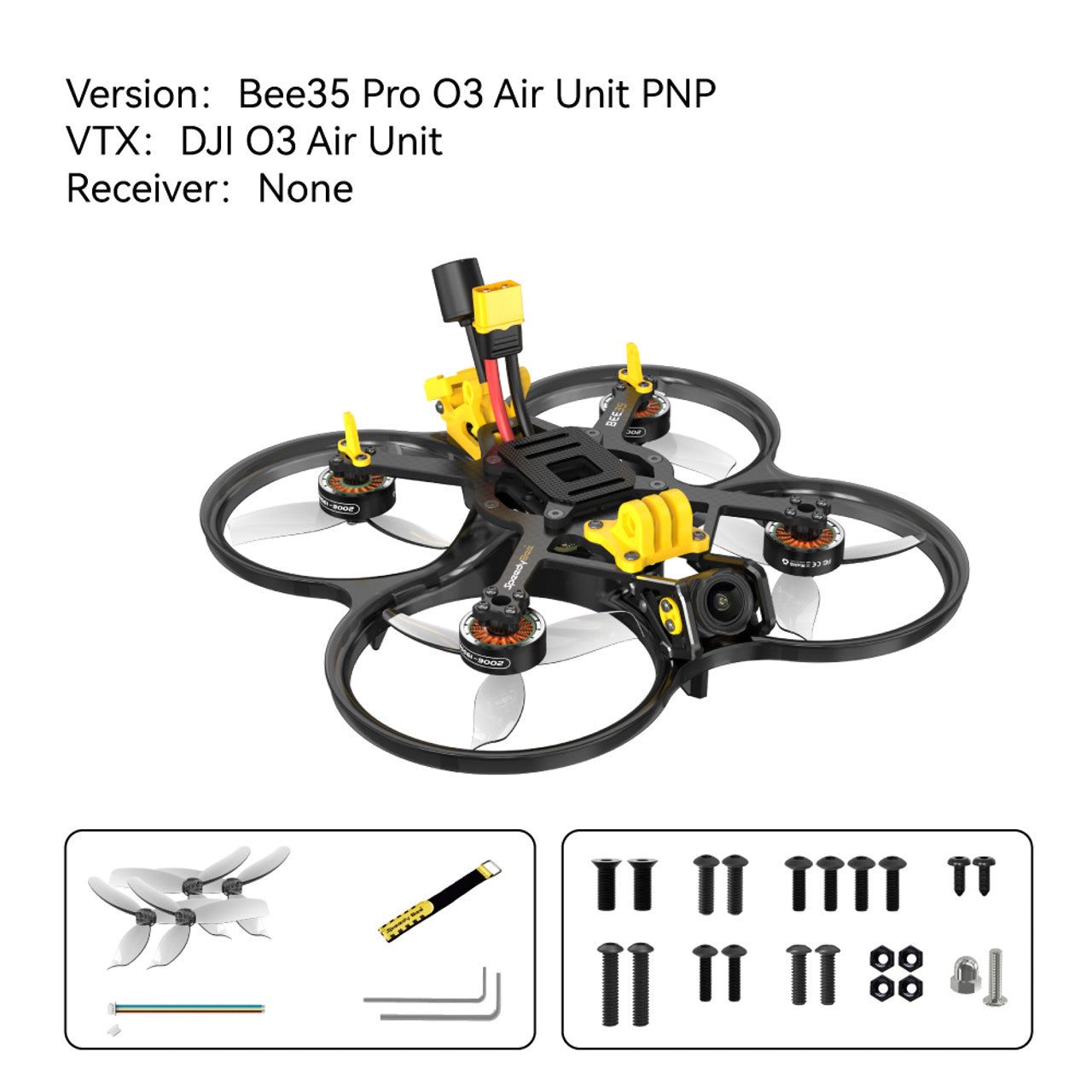 SpeedyBee Bee35 -  3.5 inch FPV Drone With O3 Air Unit / LINK WASP