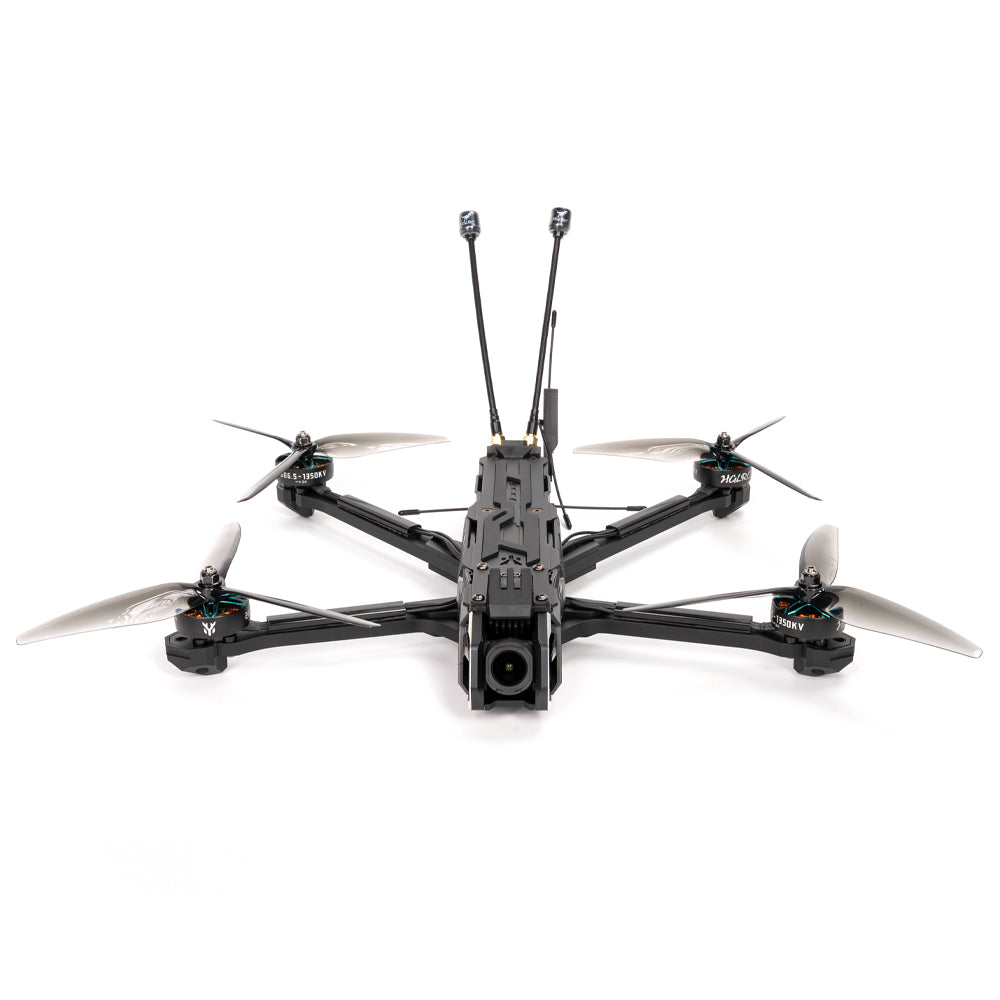 HGLRC Nblade PRO 7-Inch FPV drone front view showing wide arms, front camera and twin rear antennas