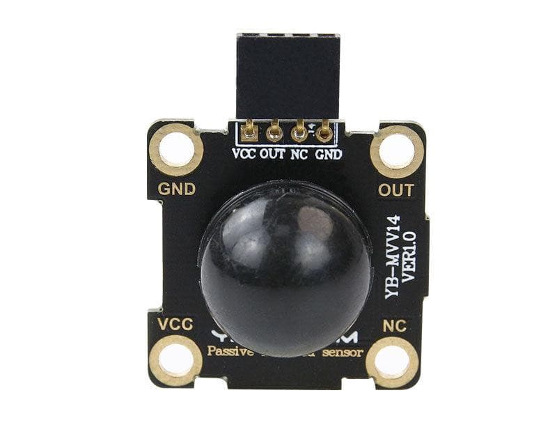 Yahboom Human body infrared sensor module compatible with alligator clip/DuPont line/PH2.0 cable - Yahboom