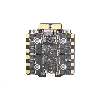 OddityRC Vortex S90 90A 8S 4-in-1 ESC bottom side view with MOSFETs, ICs and JST connector