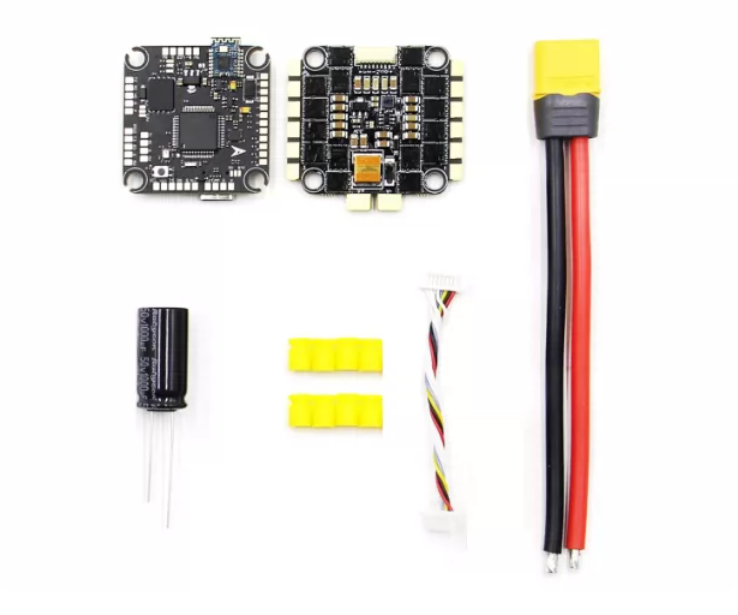 T-Hobby Velox FPVスタック：V70A SE 8S 70A 4in1 ESC + Velox F7 SE 8S FC、BFプラグイン、Type-C