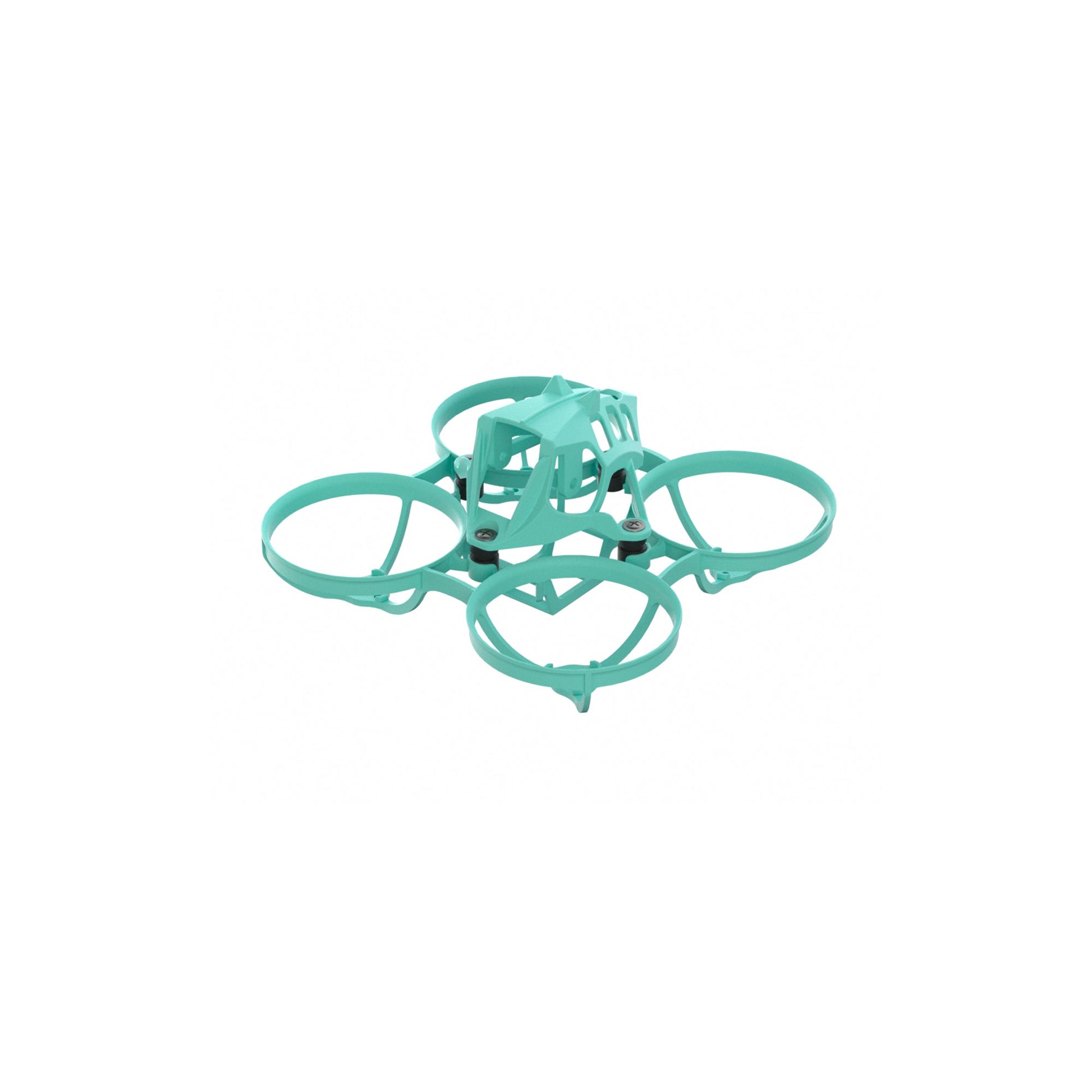 Sub250 Nimble65 O4 frame parts kit, ducted whoop frame assembled in teal