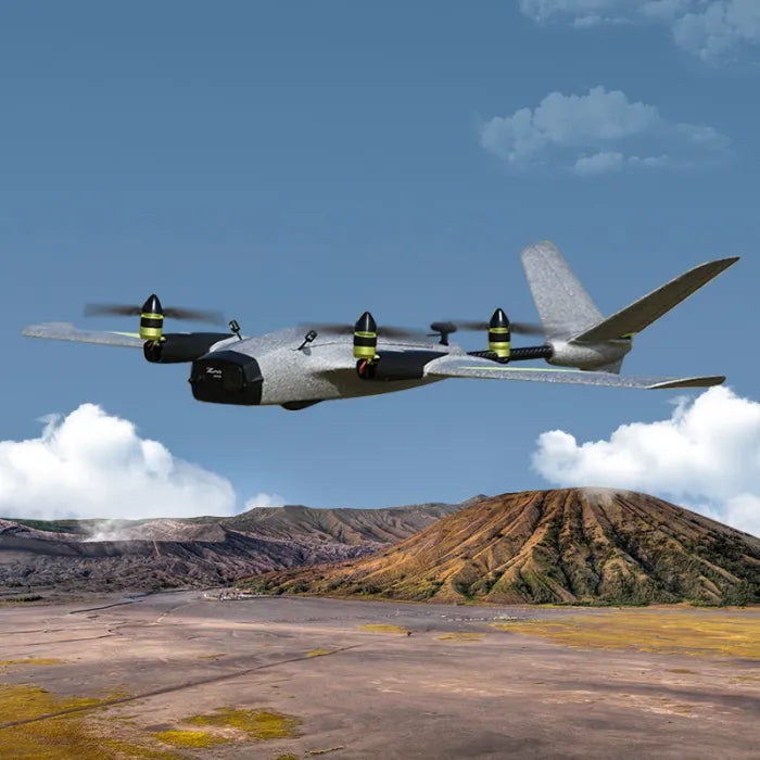 OMPHOBBY ZMO PRO VTOL FPV Aircraft - 60 Minutes 60KM Range ArduPilot GPS UAV Drone