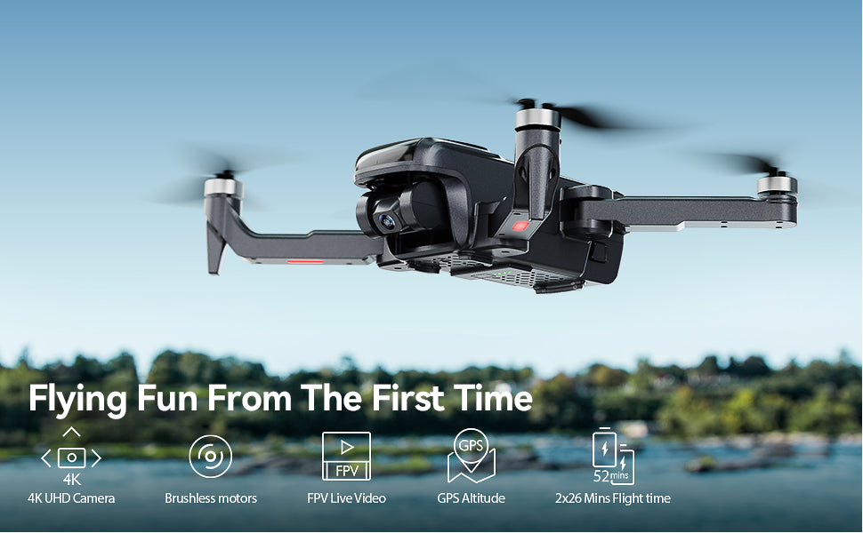 Ruko U11 PRO Drone, Flying Fun From The First Time 4K 52mins 4K UHD Camera Brushless