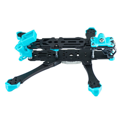 Axisflying MANTA6 6-Inch DeadCat-DC FPV Frame Kit, T700 Carbon, CNC Quick-Release, 262mm Wheelbase, LED & Beeper