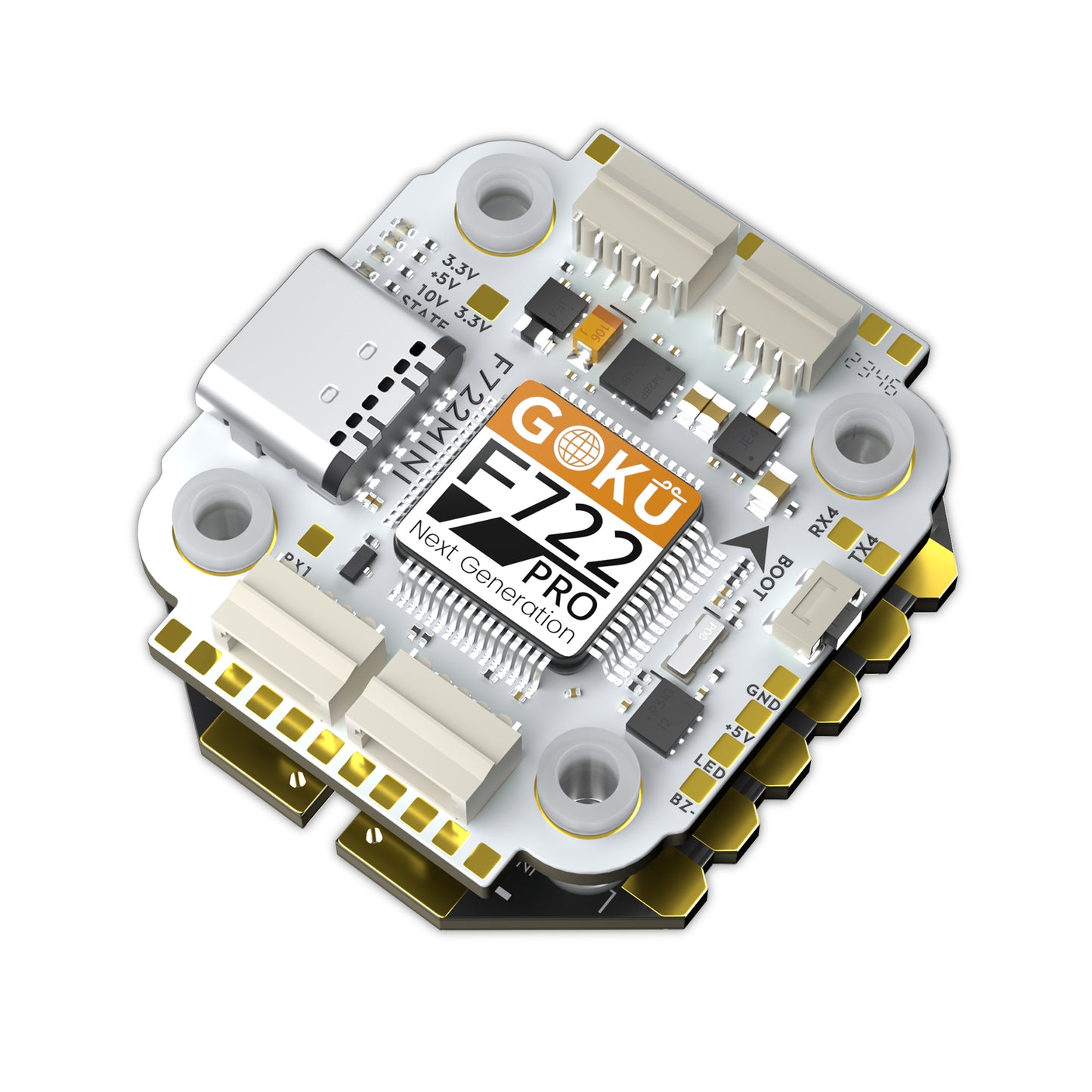 Flywoo GOKU F722 Pro Mini V2 45A 32Bit 128K 20X20 Stack Plug&Pmain O4 / O4 Pro