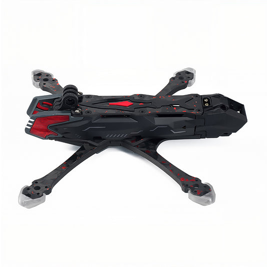 Axisflying Manta 5 Pro Squashed X Frame for 5inch Drone, T700 Carbon, 32 LEDs, O4 PRO VTX, 226.5mm Wheelbase