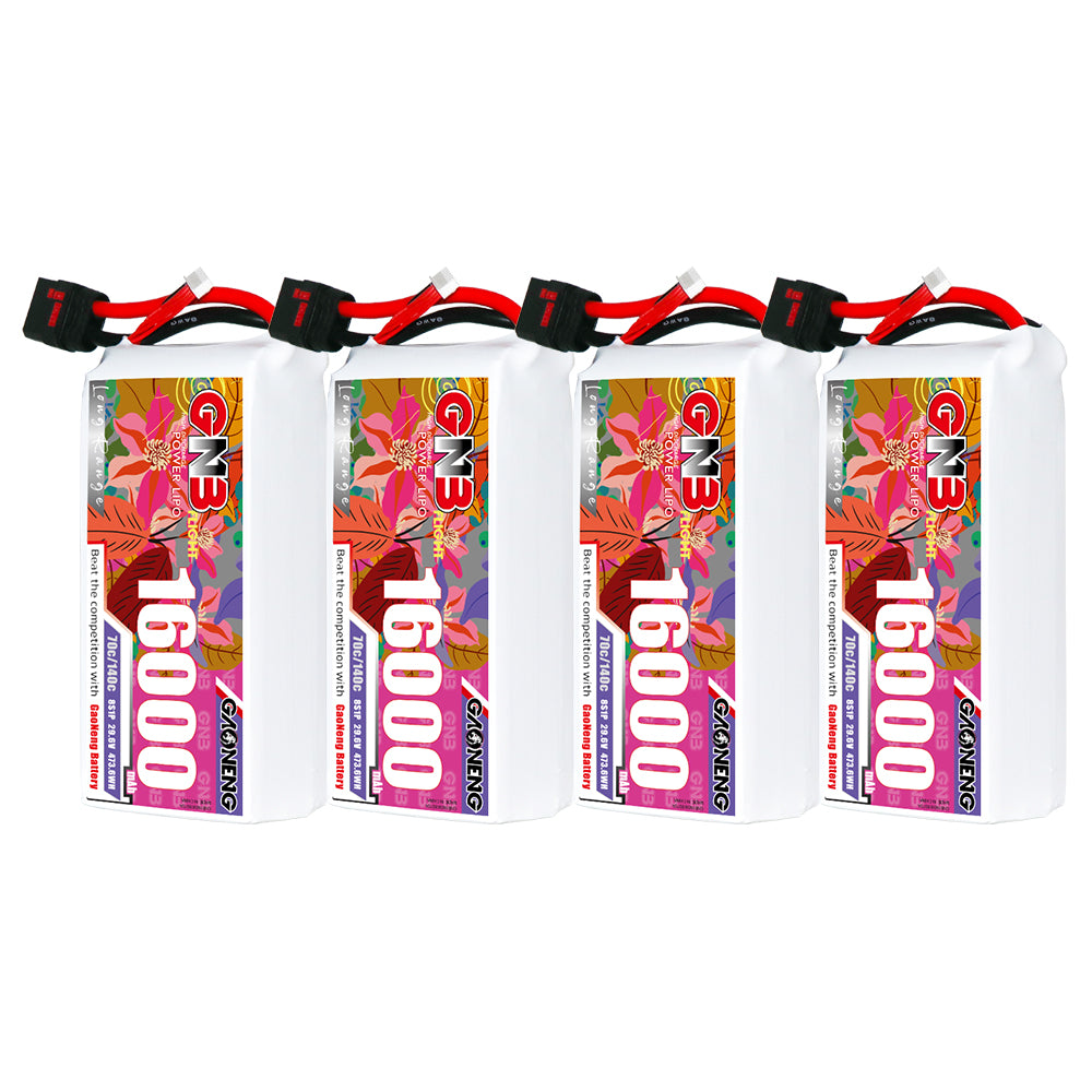 GAONENG GNB 6S1P 22.2V 16000mAh 70C RC LiPo Battery QS8