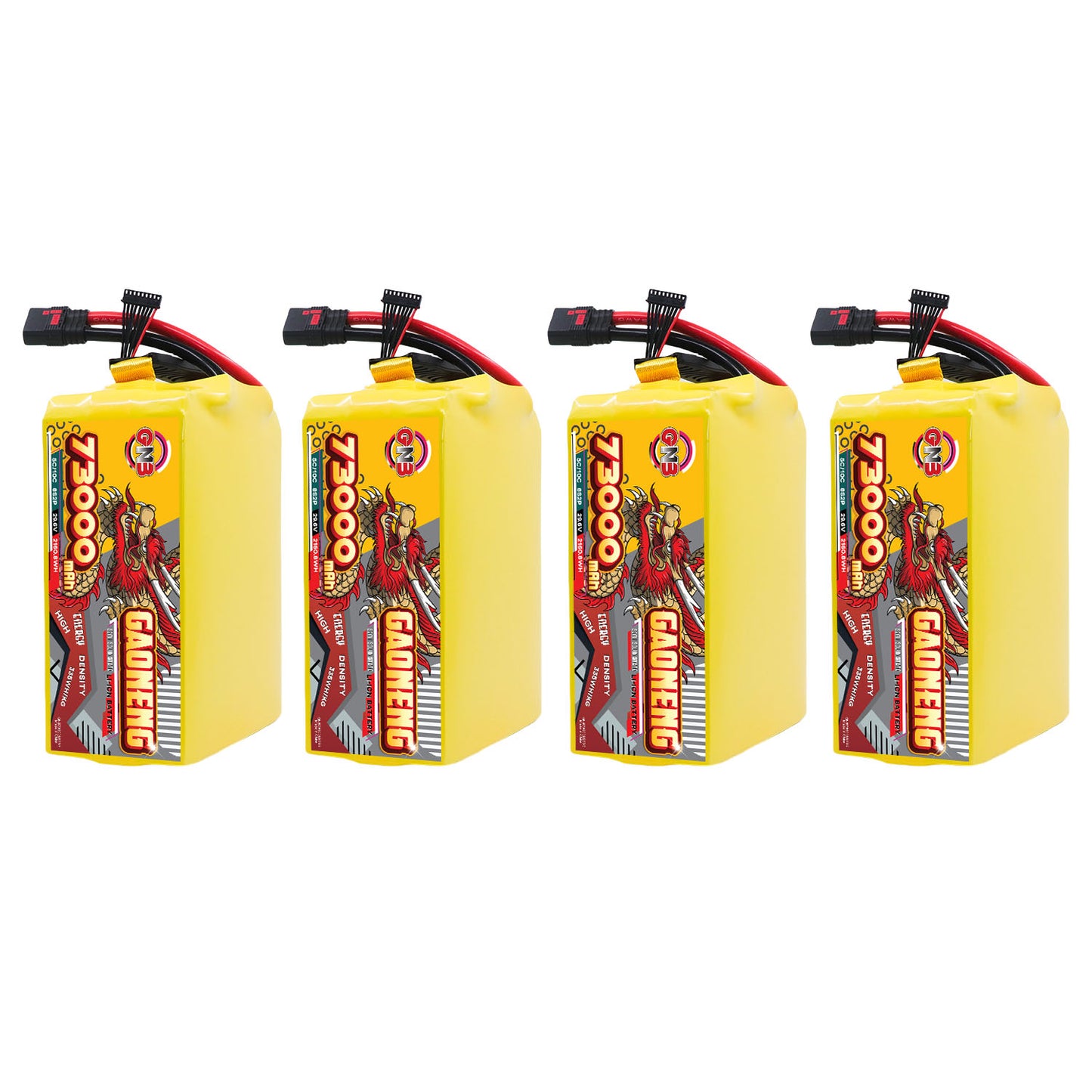 GAONENG GNB 73000mah 8S 29.6V 5C QS8 Semi Solid State Li-ion Battery 335WH/kg