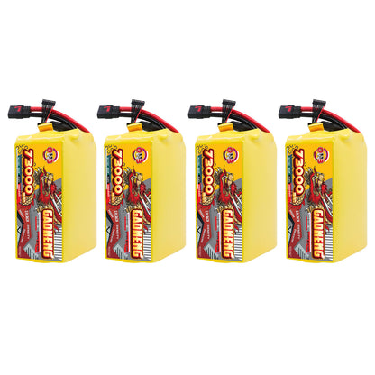 GAONENG GNB 73000mah 8S 29.6V 5C QS8 Semi Solid State Li-ion Battery 335WH/kg