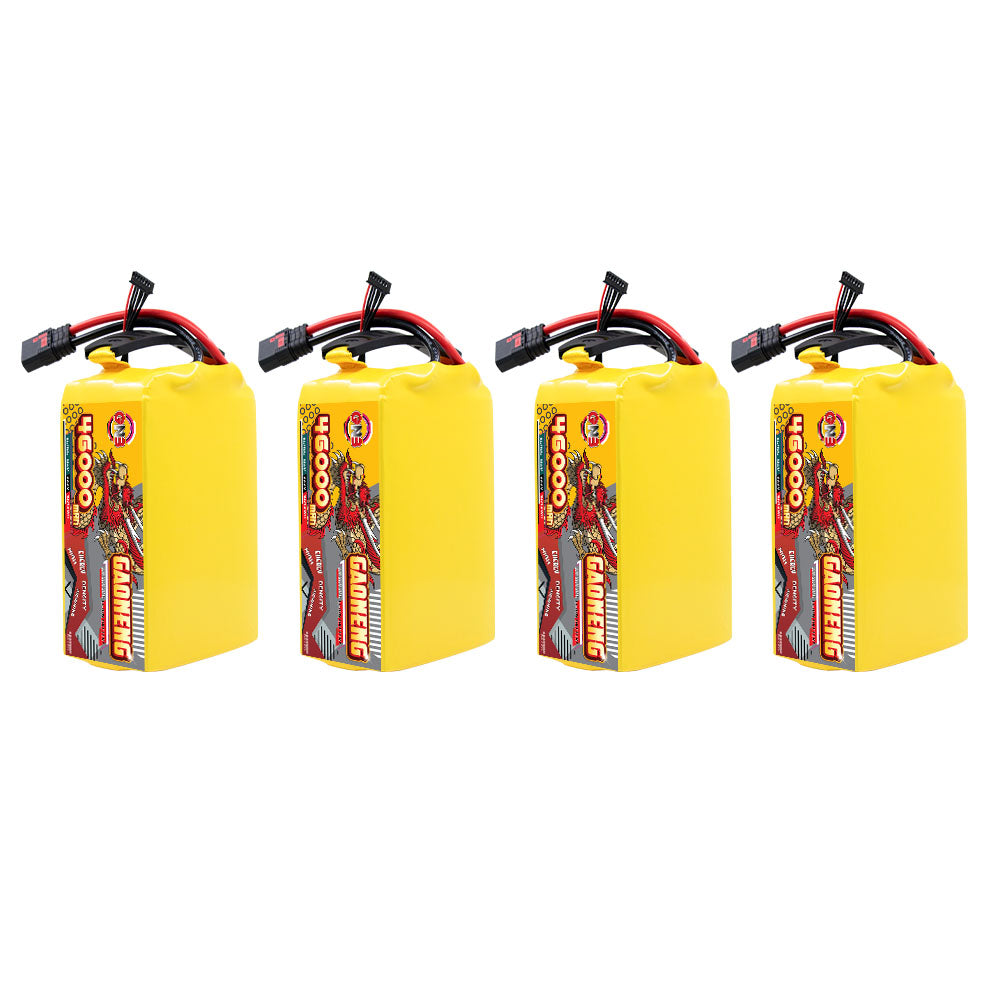 GAONENG GNB 46000mah 6S 22.2V 5C QS8 Semi Solid State Li-ion Battery 310WH/kg