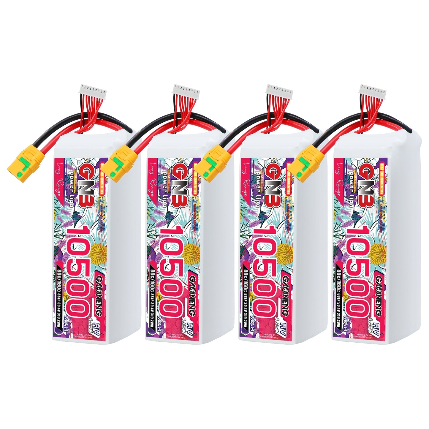 GAONENG GNB 8S1P 30.4V HV 10500mah 80C LiPo Battery XT90S