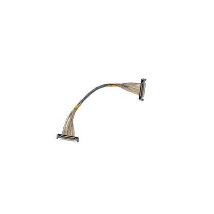 HDZero MIPI Cable ribbon lead with board connectors on both ends, curved cable assembly