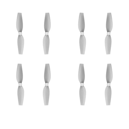 HQ 45MMX2 2-Blade Propeller, Set of eight HQ 45mm 2-blade propellers in light gray with round hubs, arranged on a white background