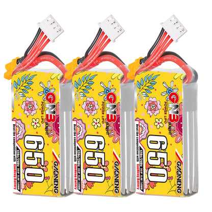 GAONENG GNB6503S120AHV LiHV 3S 11.4V 650mAh 120C XT30 LiPo Battery for 90–130mm FPV Drones