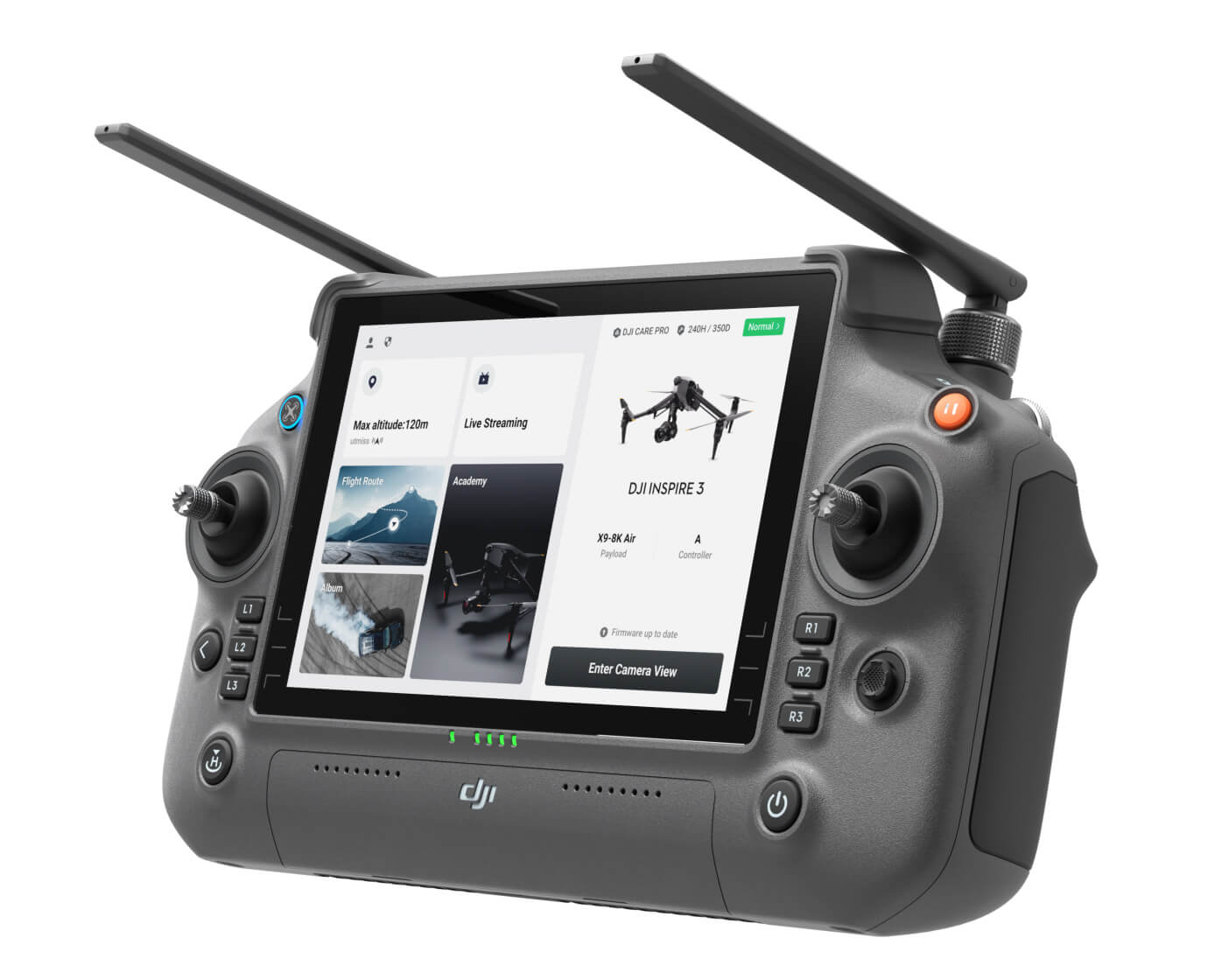 DJI Inspire 3 - Full-frame 8K/75fps ProRes RAW Dual Native ISO 1/1.8-inch Ultra-Wide Centimeter-Level RTK Positioning Night-Vision FPV Camera 13 DJI Inspire 3, DJI INSPIRE 3 X9-BK Air Paykond Contro