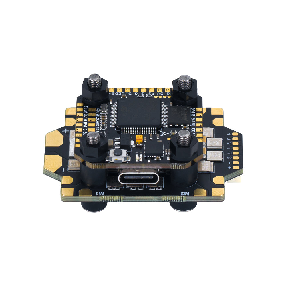 Axisflying Argus Mini 55A FPV FC/ESC Stack (F7 Pro FC + 32‑bit 55A 4‑in‑1 ESC), 4–6S, 20×20, for 5‑inch