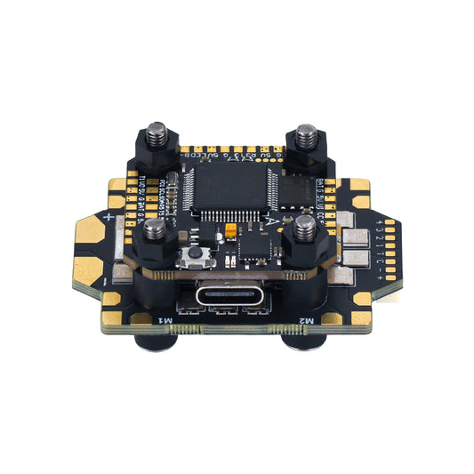 Axisflying Argus Mini 55A FPV FC/ESC Stack (F7 Pro FC + 32‑bit 55A 4‑in‑1 ESC), 4–6S, 20×20, for 5‑inch
