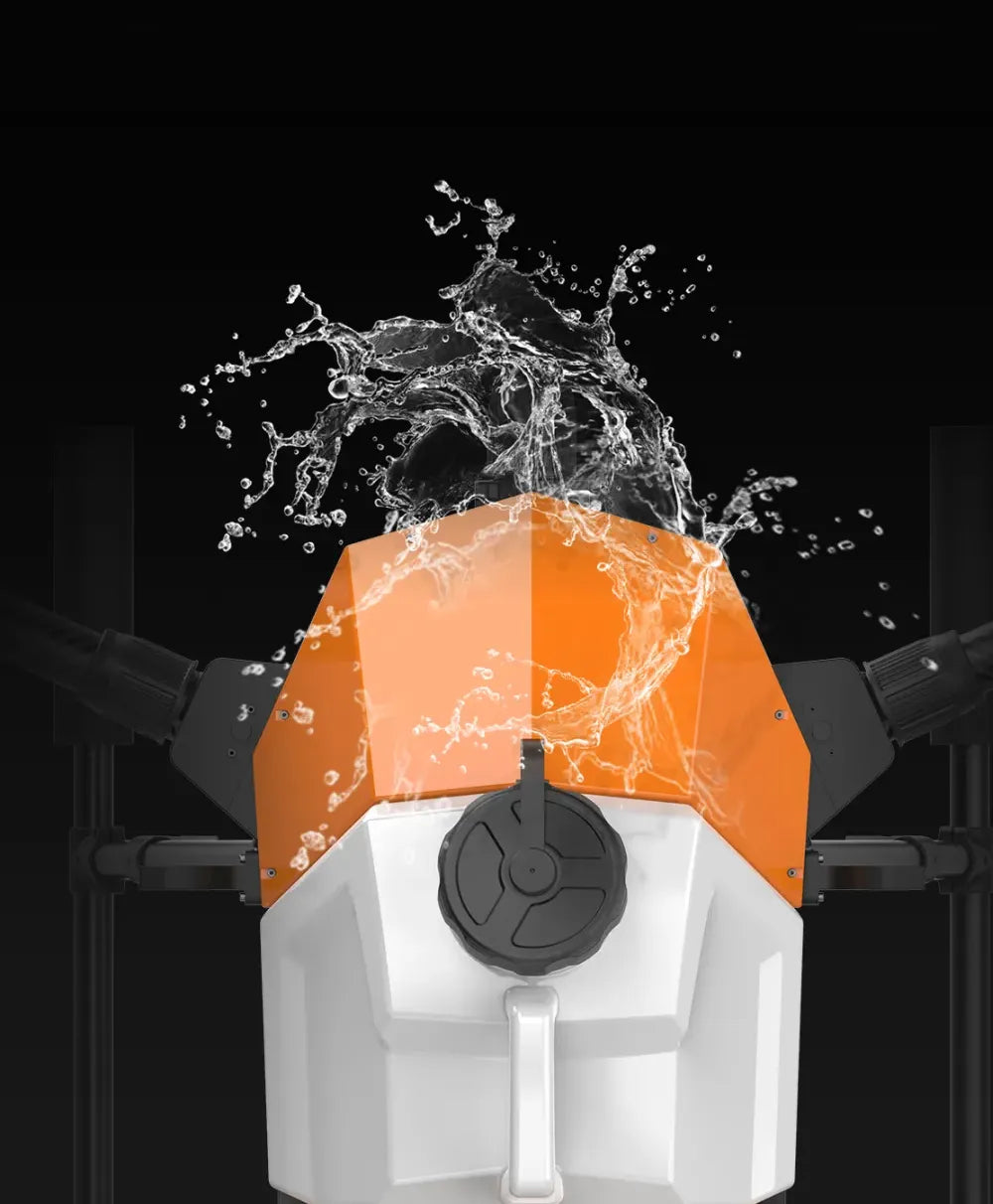 EFT G630 30L Agriculture Drone - 6 axis 30L Take-off Weight 63kg payload seed sprayer seeder spreader compact with Hobbywing X9 Plus JIYI K++ V2 FC, Skydroid T12 28 EFT G630 30L Agriculture Drone, this combo comes with the G630 30L Drone frame with brushless spraying system,