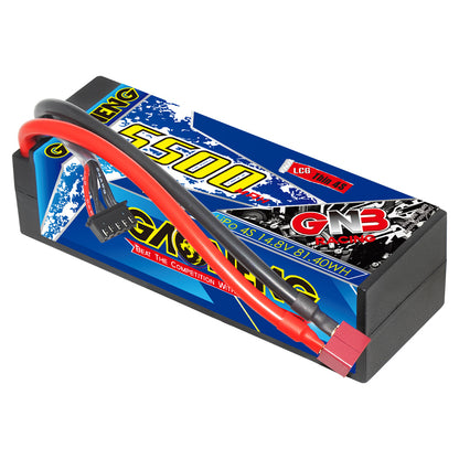 GAONENG GNB 4S 14.8V 5500mAh 100C hard case LiPo battery with T-plug and balance lead