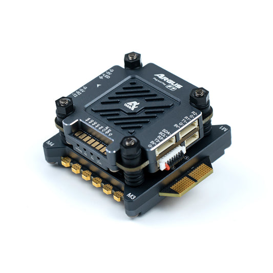 Axisflying Argus PRO Plug and Play STACK — F7 FC + 55A/65A BLHeli_32 ESC, IP54 aluminum cover, 30.5×30.5mm, dual BEC 5V/9V