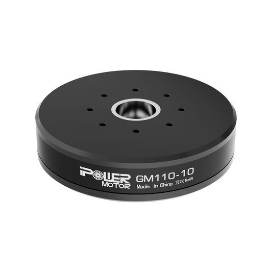 iFlight GM110-10 brushless direct-drive gimbal motor with hollow shaft center bore and top mounting holes