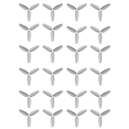 HQ 40MMX3 40mm 3-Blade Propeller, Set of gray HQ 40mmx3 three-blade propellers with a compact hub design for micro drone builds.