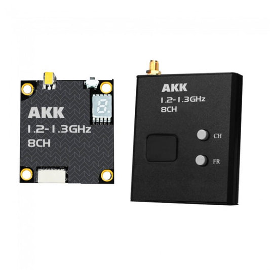 AKK 1.2GHz/1.3GHz वीडियो ट्रांसमीटर और रिसीवर - 8 चैनल 1.2W 1.6W 2W 2.5W 3W VTX VRX