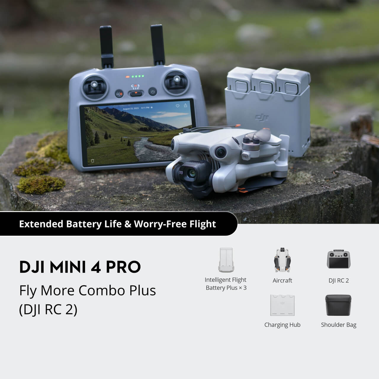 DJI Mini 3 PRO / Mini 3 pro (DJI RC) Drone True Vertical Shooting 4K/60fps  Video