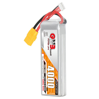 GAONENG GNB 4S LiHV 4000mAh 70C LiPo battery with XT90 connector, upright main product view