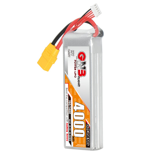 GAONENG GNB 4S LiHV 4000mAh 70C LiPo battery with XT90 connector, upright main product view