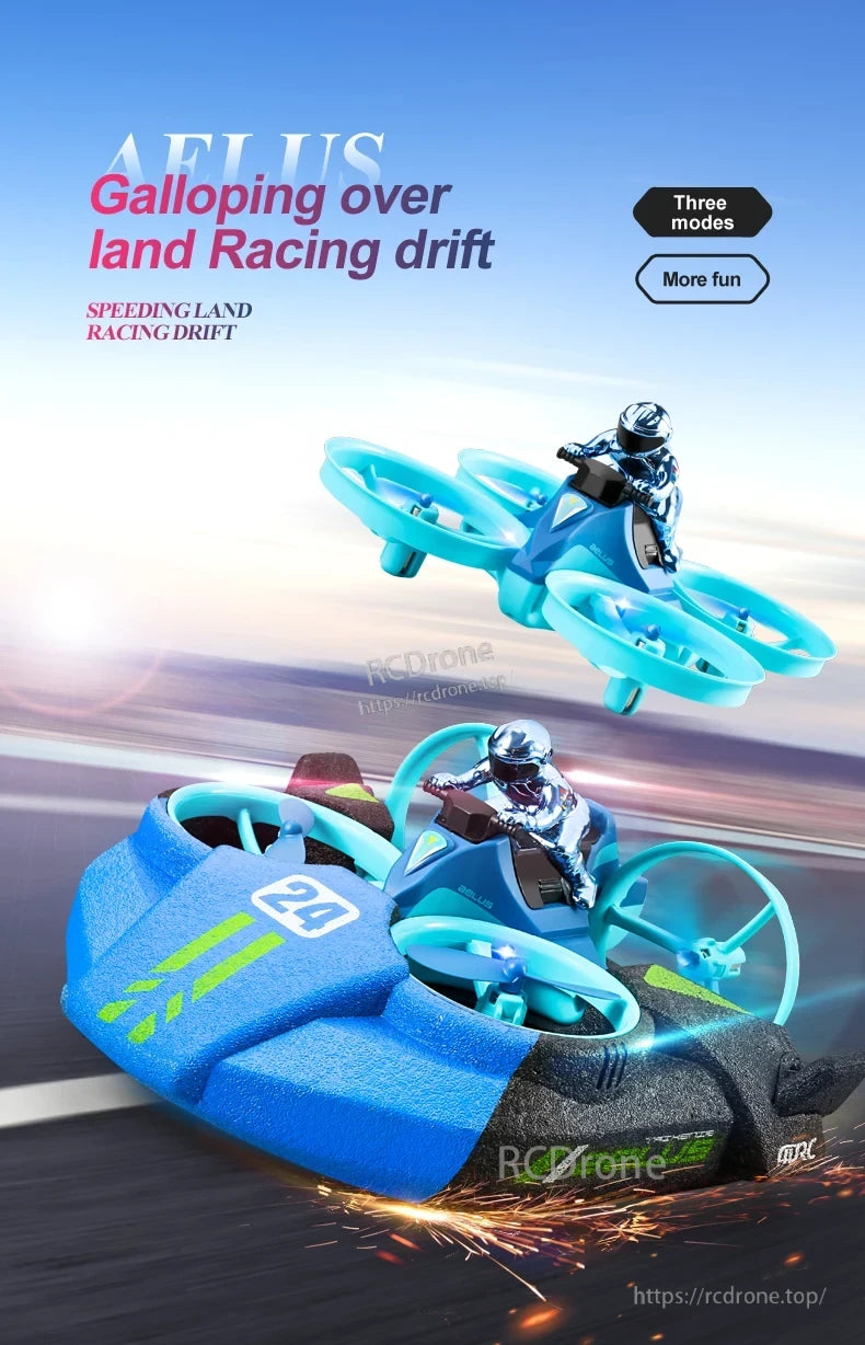 4DRC V24 Mini RC Drone, Aelius Racing Drone with Three Modes and Drift Function
