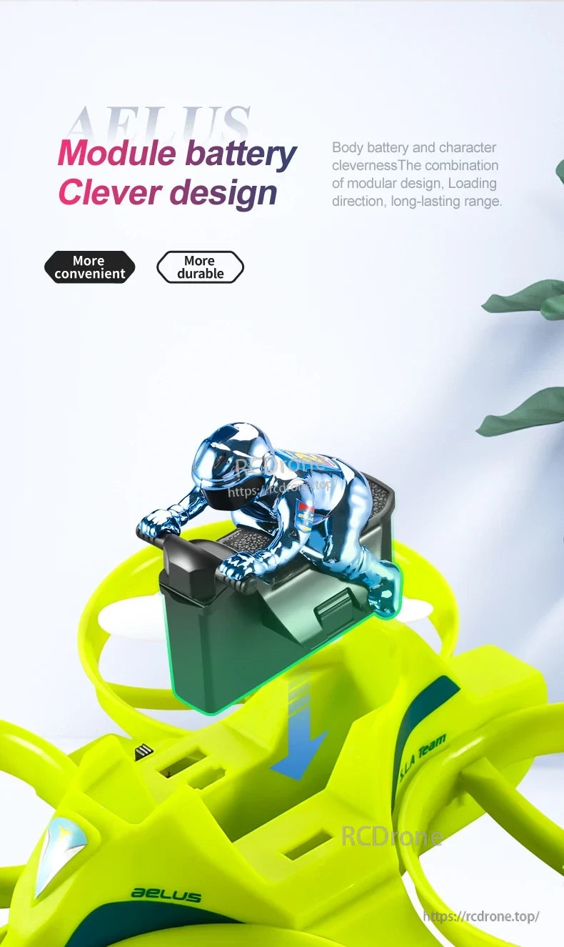 4DRC V24 Mini RC Drone, Module battery, clever design, more convenient, more durable, long-lasting range.