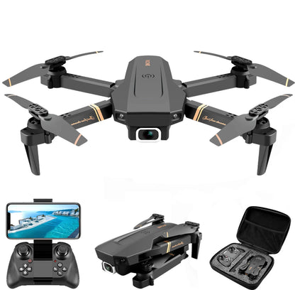 V4 Rc Drone - 4k HD Wide Angle Camera 1080P WiFi fpv Drone Dual Camera Quadcopter Real-time transmission Helicopter Dron Gift Toys