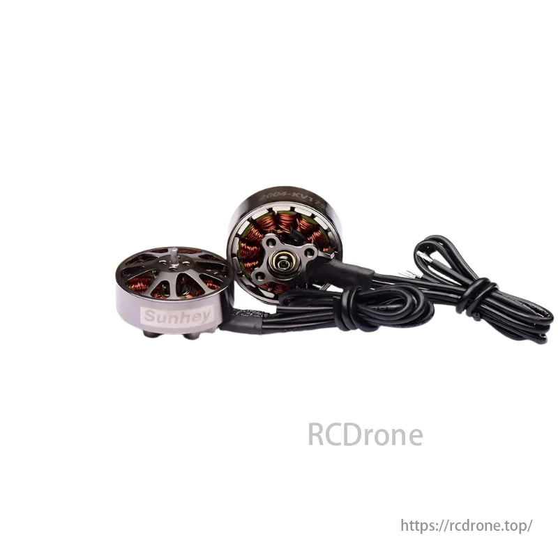 Sunhey 2004 brushless motors for 5-inch FPV racing drones, with various KV options available.