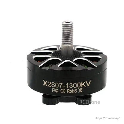 4PCS X2807 1300KV / 1700KV 4S–6S Brushless Motor, X2807-1300KV brushless motor for 7-inch FPV drones, FC/CE/RoHS compliant, perfect for high-performance use.