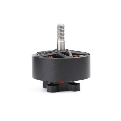 HGLRC MY 2810 1350KV brushless motor front view with threaded output shaft